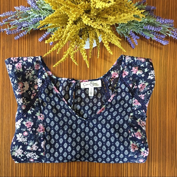 ‼️SOLD‼️Jessica Simpson Hanky Hem Maternity Blouse - Picture 2 of 13